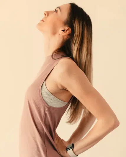 A women doing a stretches' Flexibility Exercises 