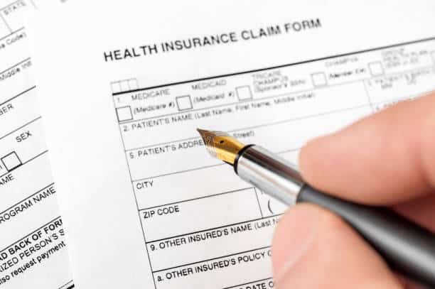 Filing health insurance claim form